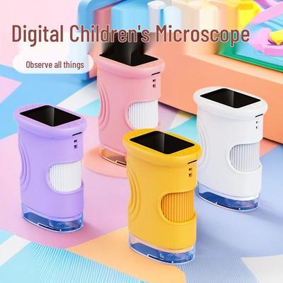 Handheld Microscoop voor Kinderen voor Buitenshuis Verkenning - Draagbaar Wetenschappelijk Educatief Speelgoed & Elektronische Vergrootglas
