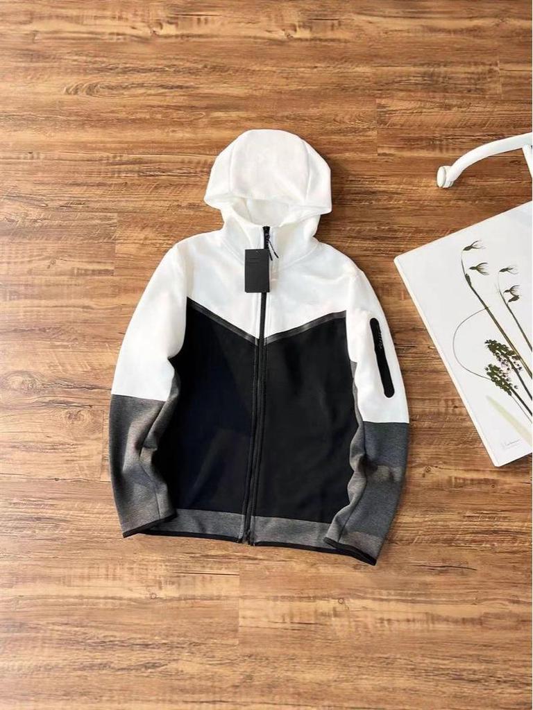 Herren Heat-Bonded Strick-Kapuzenpullover für Frühling/Herbst Lässiger Sport 490