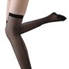 Women's erotic underwear perspective thigh non-slip sexy free black silk stockings high stockings stockings mesh socks