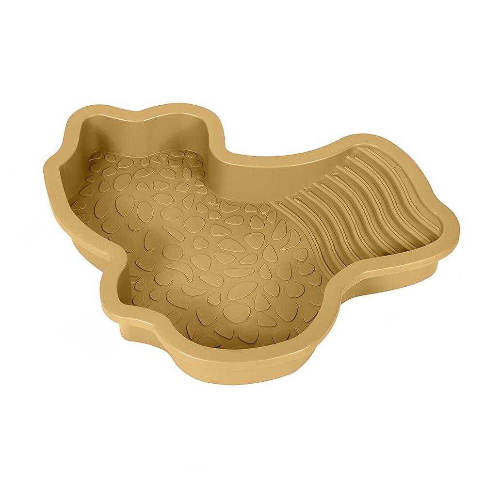 Anti-Slip Base Turtle Soaking Tub with Ramp Turtle Water Pool Reptile Bathing Pool  For Tortoise