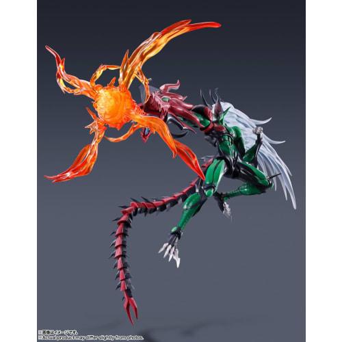 TAMASHII NATIONS S.H. MonsterArts Yu-Gi-Oh! Duel Monsters GX Elemental Hero Flame Wingman, Approximately 190mm PVC & ABS Painted Action Figure