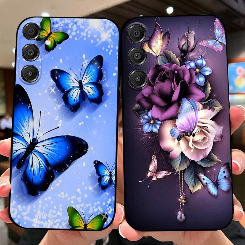 For Samsung A16 Case A16 4G 5G Color Printing Shockproof Silicone TPU Phone Cover For Galaxy A15 Cute Astronaut Bumper Capa