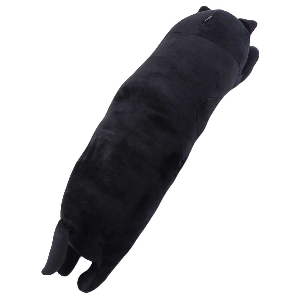 Nap Sleeping Stuffed Animal Long Cat Pillow Sleeping Pillow Home Decor Black Cat Plush 44cm Kawaii Stuffed Cat Dolls Hug Cushion