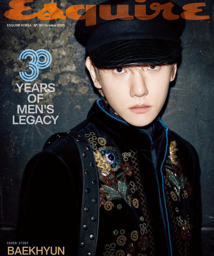 ESQUIRE Korea 2025 OCTOBER Baekhyun, Jungwoo, Ahn Hyo Seop, Yang Se Jong, Lee Soo Hyuk, Ryu Seung Bum, Lily