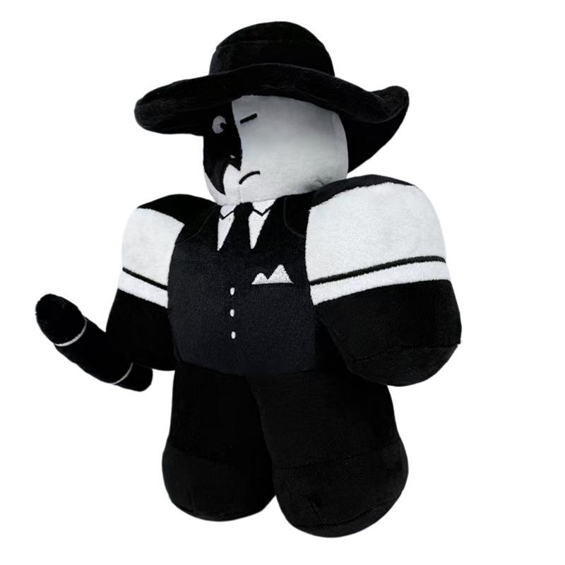 Süße Roblox-Stil Plüschtiere - Gorilla Affe Dunkler Zauberer Two-Face Anzugmann Stofftiere Weiche Plüschtiere für Spielefans Rucksack Dekoration Geburtstag