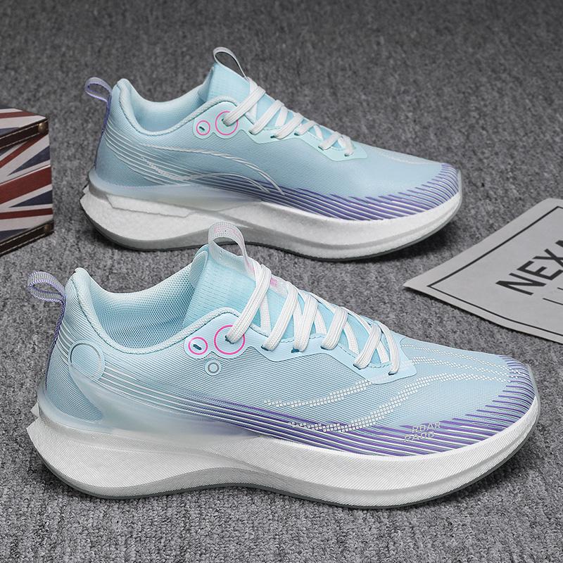 Outdoor Sneakers For Man Women Hiking Thick Soles Light Weight Breathable Cushion Trainers Jogging Workout Athletic