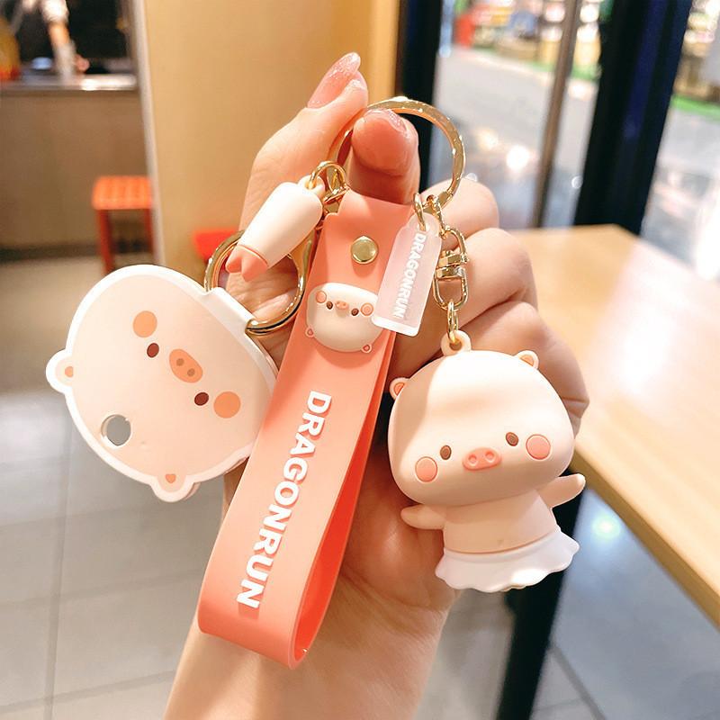 

Little Cute Pig Keychain Various Designs Soft Rubber Ideal For Parties Gatherings And Dancing