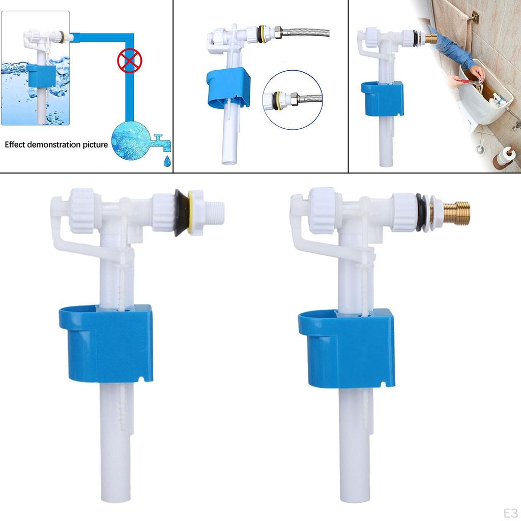 Cistern Filling Valve High Improvement Bath Fixtures 26x14cm Easy To Install Toilet Inlet