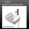 MEJUE Stainless Steel Braided Faucet Supply Hoses