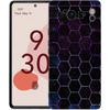 Luxury Phone Case For Google Pixel 10 9 8 9A 8A 7 7A 6 Pro XL 6A 5G Black Soft Back TPU Cover Honeycomb Pattern