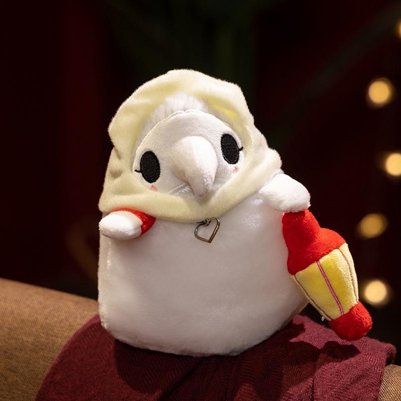 

20cm Cartoon Creative Crow Plush Doll Luminous Dark Crow Cartoon Character Doctor Plush Toy Home Decor Gift For Kids about 20-25cm