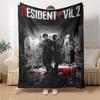 1pc Resident Evil 11 Blanket Soft Warm Throw for Home, Office, Travel All Season Cozy Bedding Gift, Office Cozy Accessor