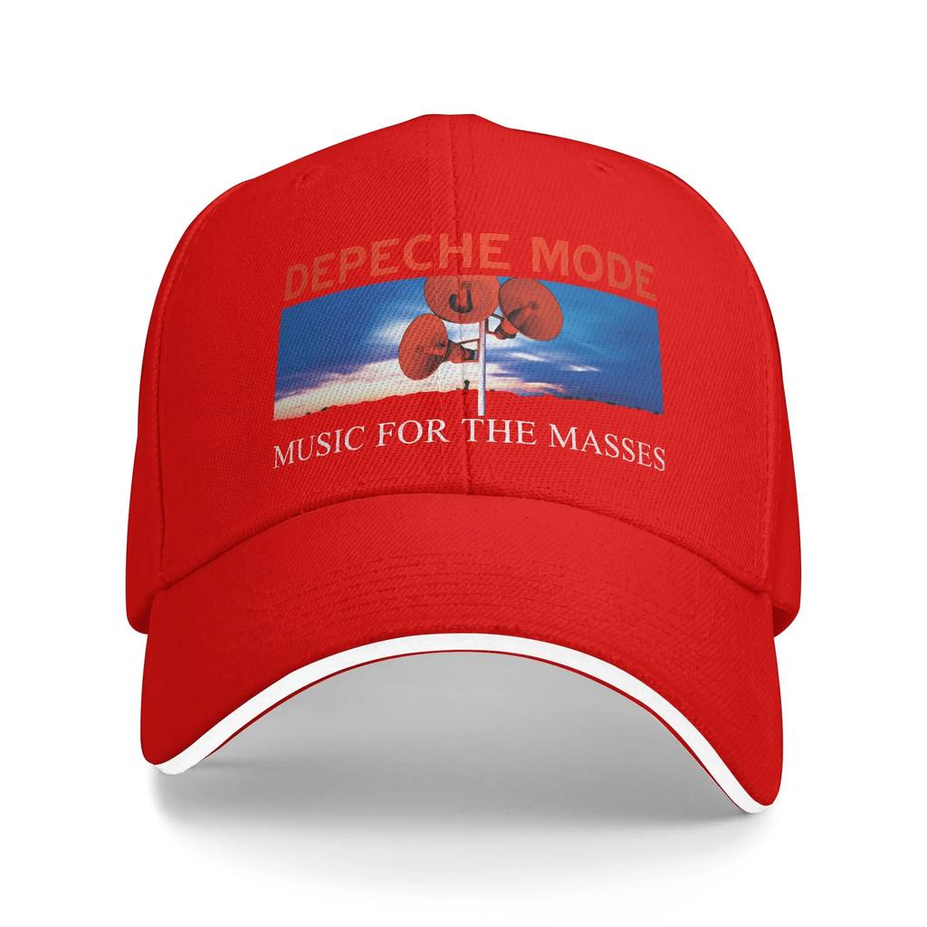 Depeche Mode Music For The Masses Baseballkappe Vintage Trucker-Hut Sommer Partner Damen Outdoor Fitnessstudio Snapback-Kappe