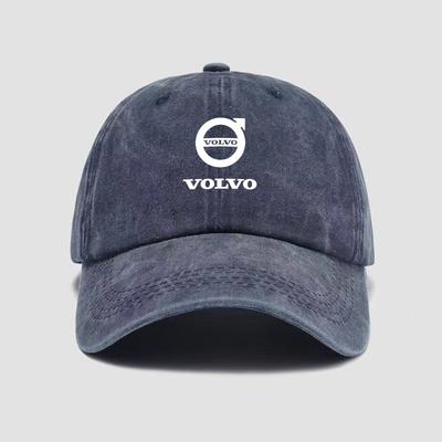 Para Emblema Volvo Estampados de Motocicleta Logo de Coche Moda Sombrero Deportivo de Verano para Exteriores Gorra de Béisbol Primavera Otoño Sombrero Ajustable con Protección Solar