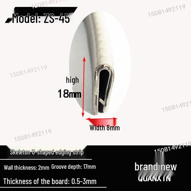 U-Shaped Rubber Edge Banding for Glass and Steel Tiles