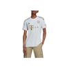 Adidas 22-23 Away Bayern Printed Crew Neck Football Shirt Men Tops White HI3886