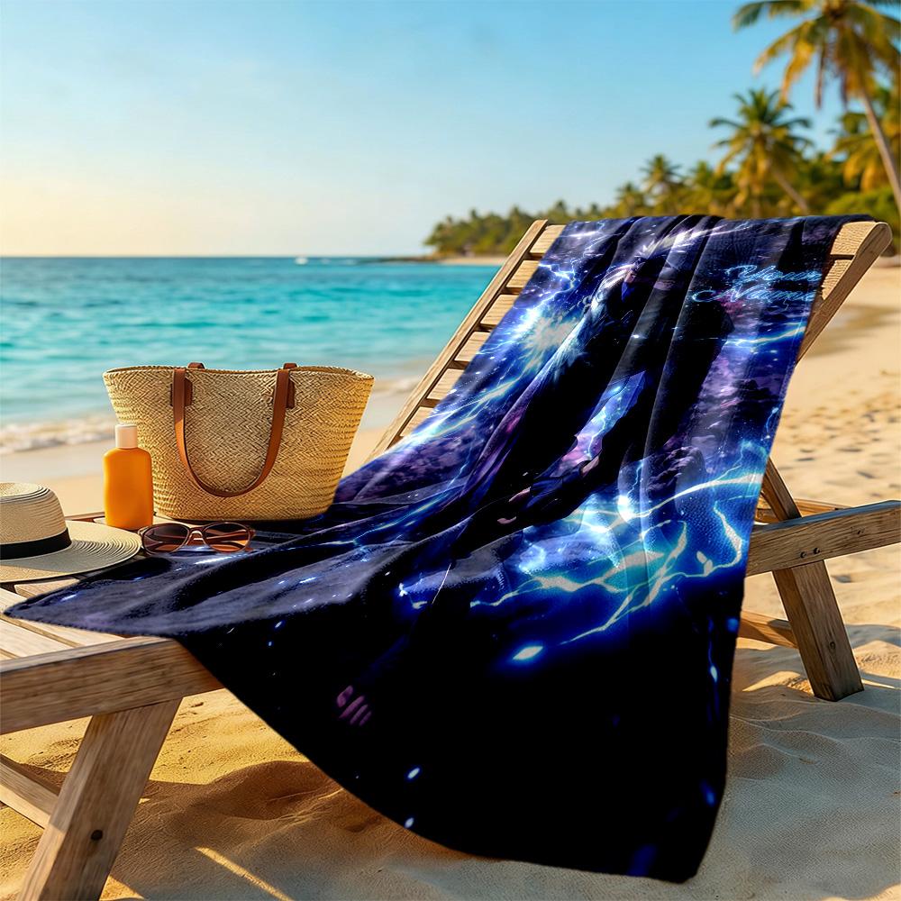 Naruto Character Customizable Name Beach Towel Super Soft Microfiber Quickdry Fabric Suitable for Sports Travel Swimming Yoga Bathroom Beach And Pool