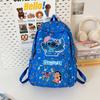 Cartoon Pattern Stitch Kids Backpack With Lightweight Nylon For Education School