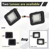LED License Plate Light Tag Lights Assembly Compatible With 2015- Ford F150,2017- F150 Raptor Number Plate Lamp Pickup Truck Replacement (Clear Lens)