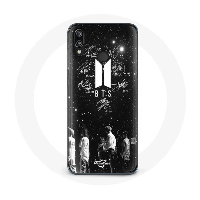 Hülle - BTS - Huawei P20 Lite - Flexibel - Schwarz - BTS Mitglieder