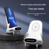 3-in-1 15W Fast Wireless Charging Stand for Mobile Phones, Compatible with Apple 14