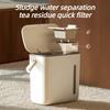 Tea Room Waste Bins Dry-wet Separation Trash Can Large Capacity Waterproof Drain Bucket Modern Kitchen Filter Garbage Can