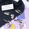 BB Clip Bear Zinc Zinc Alloy Women Hair Accessories Punk Hair Clip Cool Cross Barrette Korean Style Hairpin