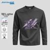 Jeanswest Men's Cotton Long-Sleeve T-Shirt