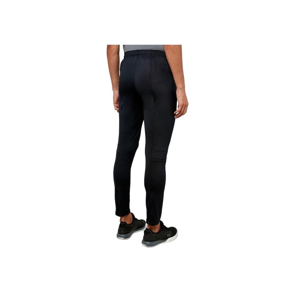 Under Armour Solid Color Logo Print Elastic Waist Sports Pants Men Bottoms Black 1343913-001