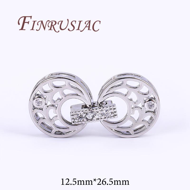 

18K Gold Plated Clasp For Jewelry,Connectors For Bracelets,Fasteners Clasps,DIY Jewelry Accessories,Necklace Findings 1 Piece