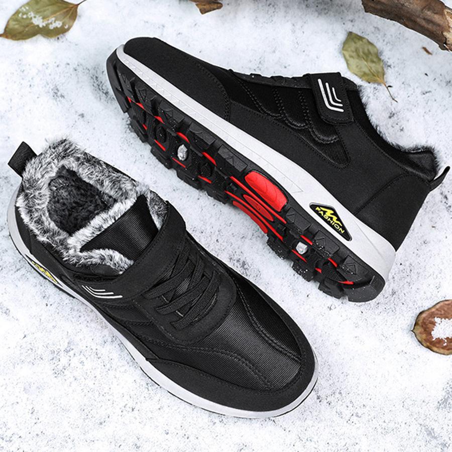 Bomullssko Vinter Nye Forede Gåsko Varme Herresko Fortykket Snøstøvler Herre Borrelås Bomullsstøvler