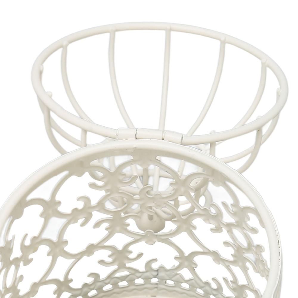 Round Iron Birdcage Candle Holder Metal Construction Hanging Candle Holder Dining Table