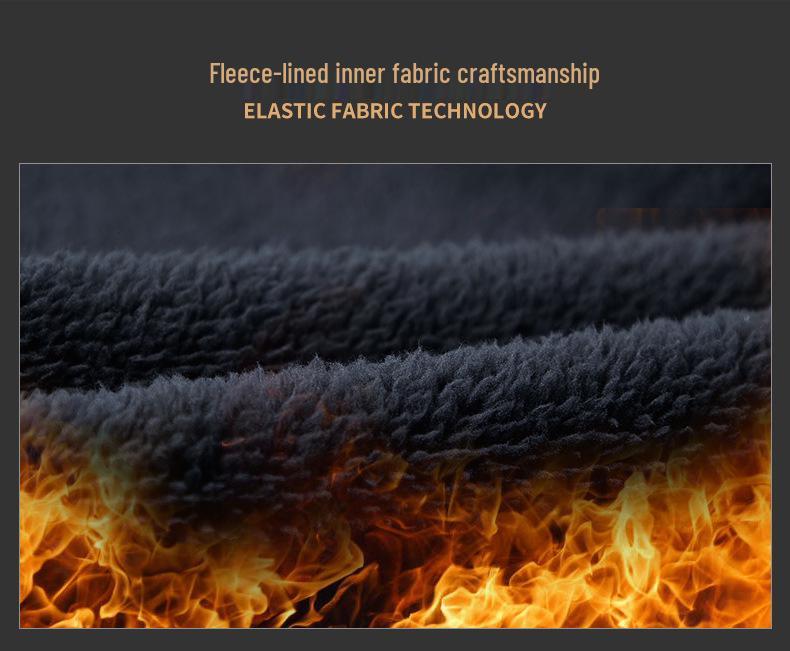 Men's Thick Fleece-Lined Stand-Up Collar Cardigan: Trendy, Warm Autumn/Winter Long-Sleeve Jacket