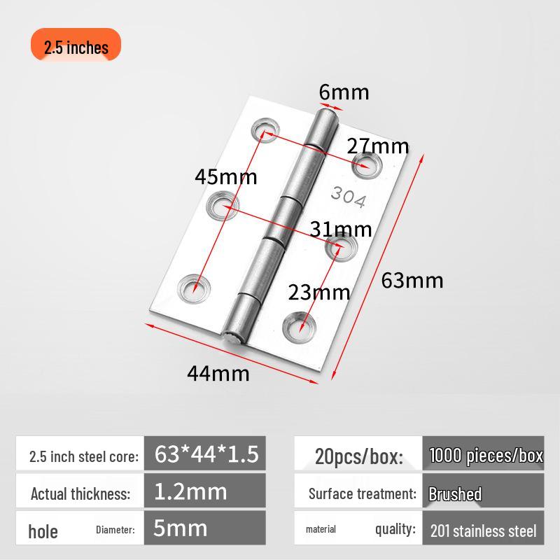 Tiché panty pro skříně a okna z nerezové oceli 304 - Velikosti: 1'', 1,5'', 2'', 3'', 4''