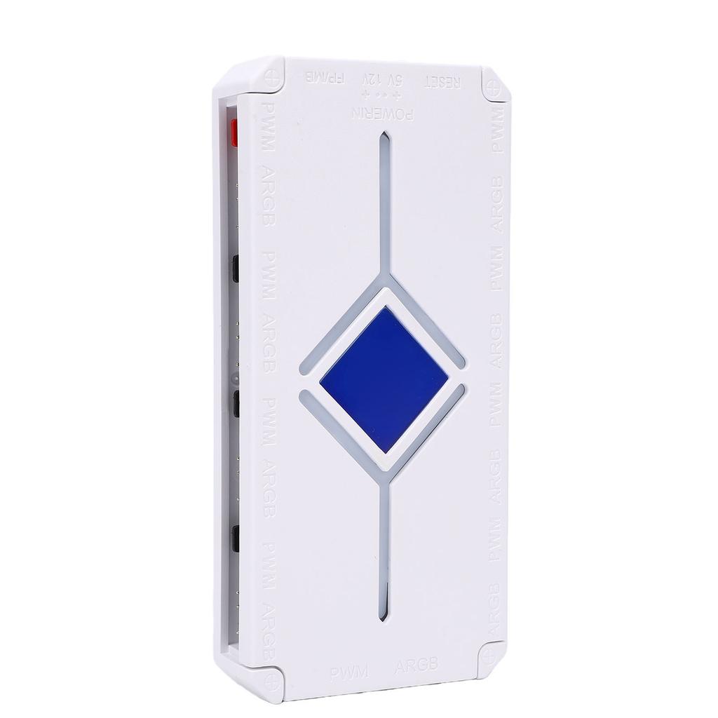 ARGB PWM Fan Hub Controller 3 Pin PC Fan Controller Support Up to 18 Fans Magnetic Design Serial ATA Power Cable