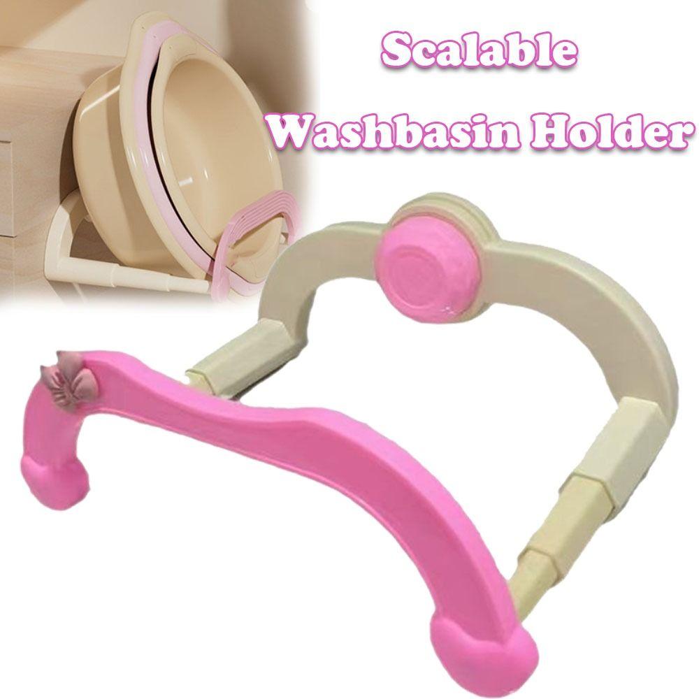 

Waterproof Washbasin Holder Wall-Mounted Suction Cup Basin Hooks New Drain Rack чорний