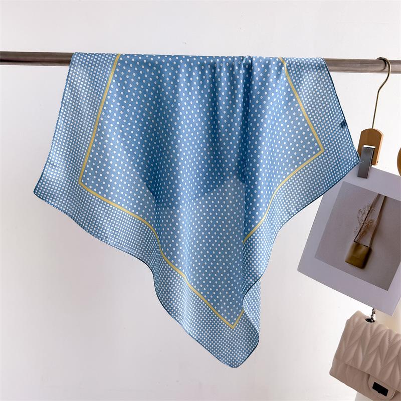 

Luxury New Printed Scarves Women s Silk Scarf Spring and Summer Floral Decorations Small Neckties Hairbands Bags