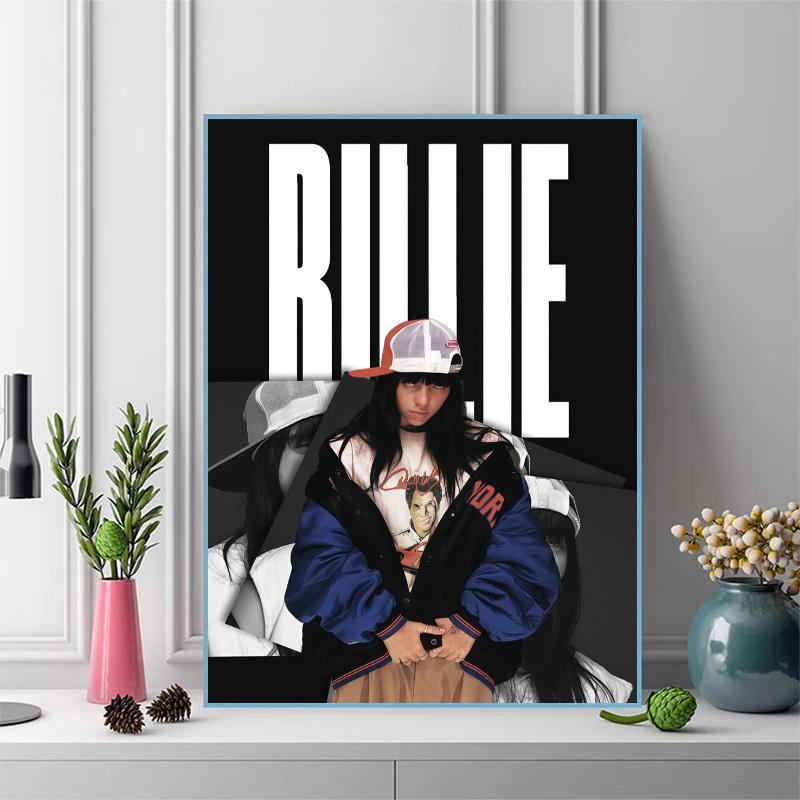 Billie Eilish 100% Round Full Drill 5D DIY Diamond Painting Embroidery Cross Stitch Rhinestone Décor
