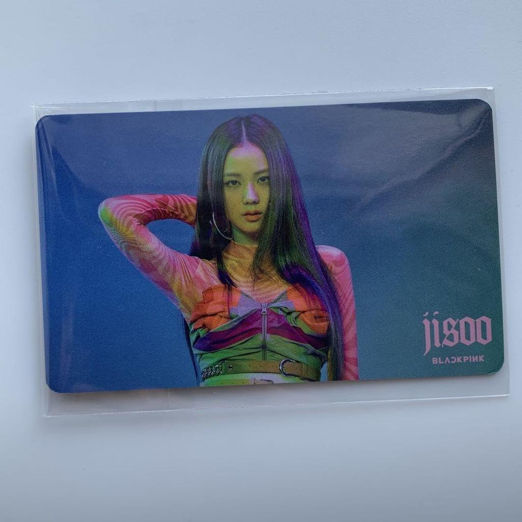 [USED] BLACKPINK Jisoo Trading Card "howyoulikethat" Universal Studios Japan Bonus