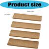 Pack of 4 Pineapple Texture Stair Mats for Slip Resistance and Low Maintenance in Modern Homes