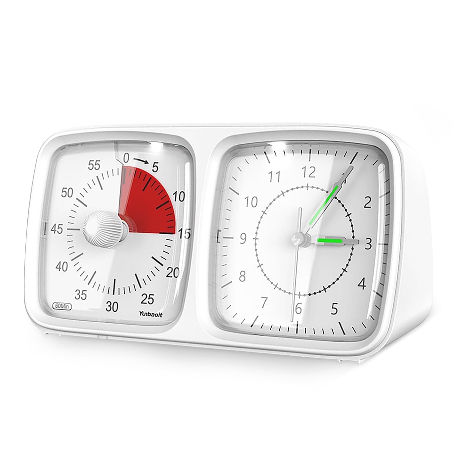 

Visual Work Educational Timer, Timer, Learning, Children, Efficiency, (White)