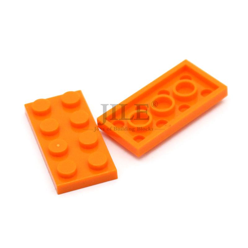 50Pcs Moc Compatible 3020 Plate 2X4 Bricks Colorful Building Blocks Educational Assembles Particles Accessories Toy City