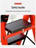 Multi-Functional Telescopic A-Frame Folding Ladder - Thick Carbon Steel Step Ladder for Indoor Use