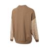 Vans Round Neck Letter Splicing Sports Jacket Men Jacket Brown VN000GNYCWC