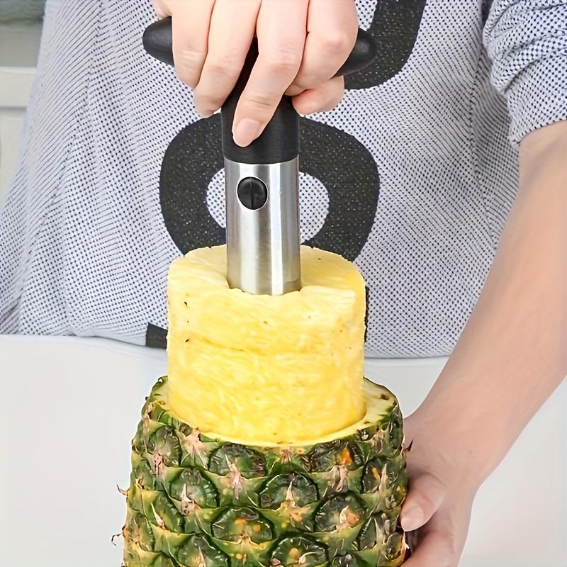 A Stainless Steel Pineapple Corer and Slicer That Is Ergonomically Designed for Comfort. This Multifunctional Tool Is Great for Removing Cores