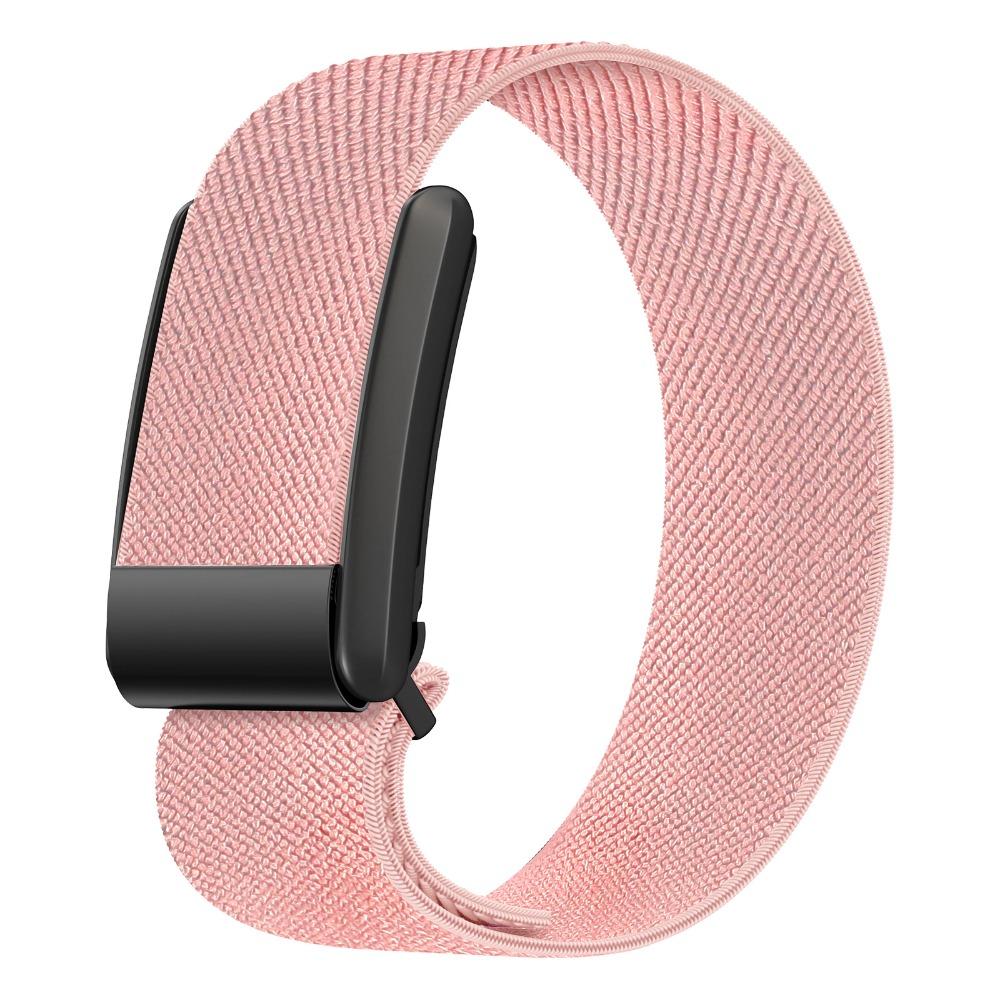 Custodia Cornice Protettiva in Metallo con Cinturino ad Anello in Nylon per Google Fitbit Air Change To Whoop 5.0 Cinturino di Ricambio da Polso per Donna Uomo