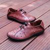 Large Size 4950 Summer Hollow Men's Doudou Shoes Men's Lazy One-pedal Hole Casual Leather Shoes Trendy Casual Leather Shoes