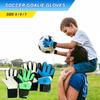 Kids Soccer Goalie Gloves 5/6/7Size Latex Children Football Goalkeeper Gloves Anti-Slip Goalkeeper Soccer Goalie Football Gloves