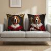 Beagle Dog Cushion Cover Multi-Scene Pillow Cover for Home & Car - Reversible, Soft & Durable for Daily Use