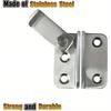 1PC Stainless Steel Anti-Theft Latch Stainless Steel Pin Door Latch Right-Angle Sliding Door Latch Pin Pet Cage Safety Door Bolt Latch